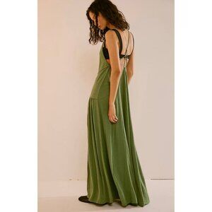 Free People Eros Maxi Dress in Watercress MEDIUM NWT